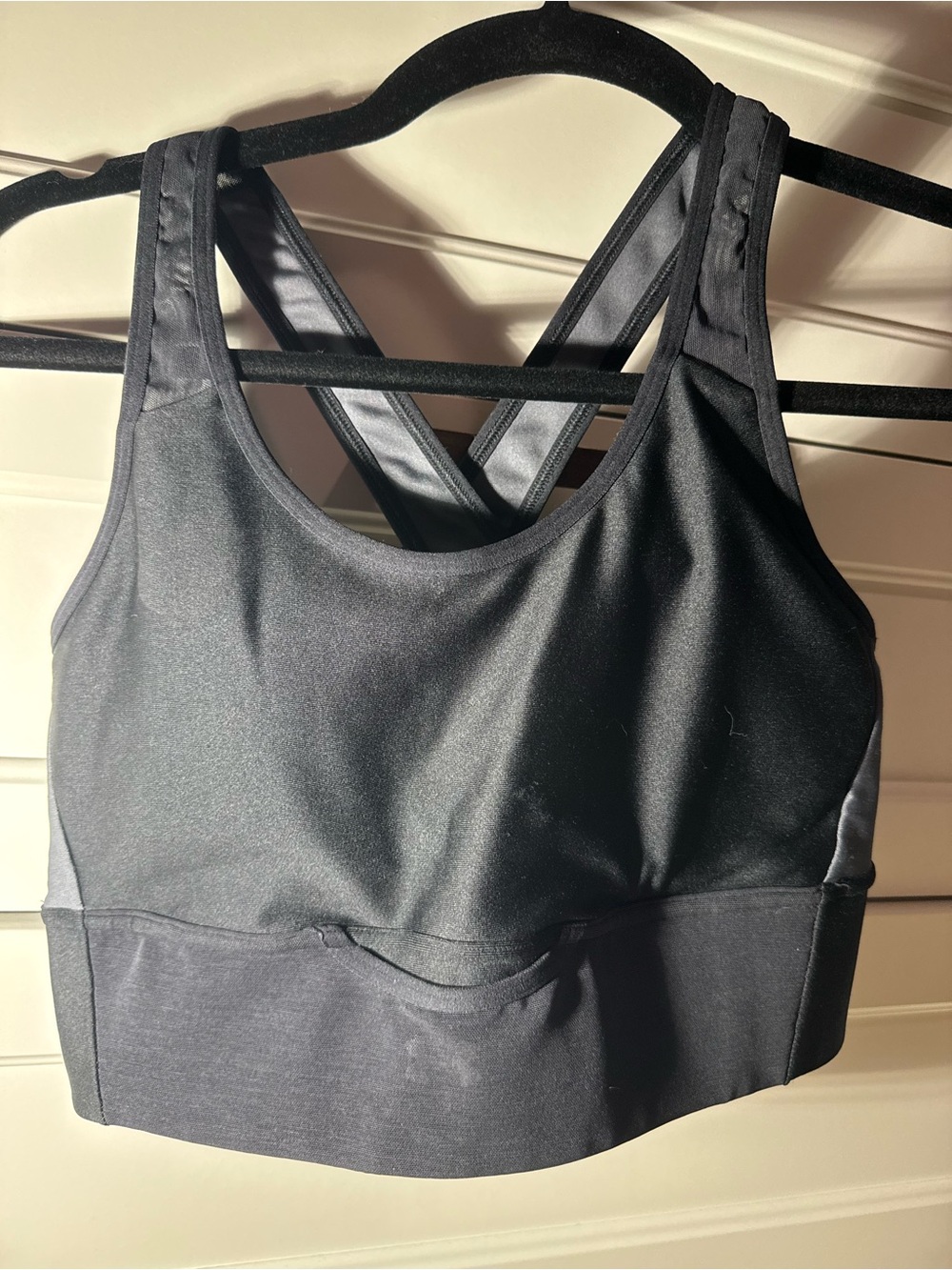 Under Armour Black Crossback Padded Sports Bra